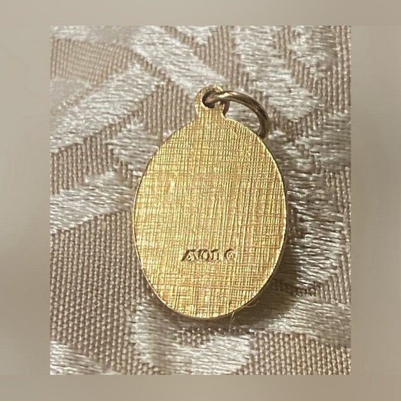 MAKE AN OFFER 🍒 Vintage Costume Avon Flower Pendant #9107 - Picture 5 of 6